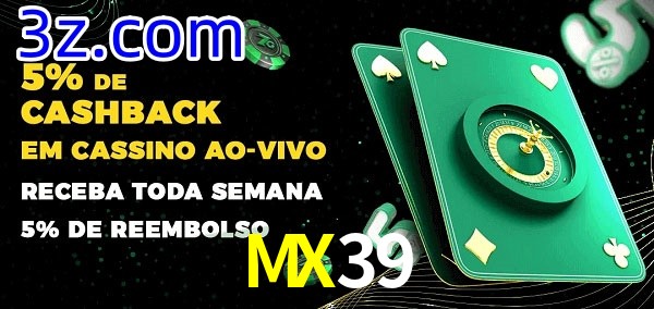 Promoções do cassino ao Vivo MX39